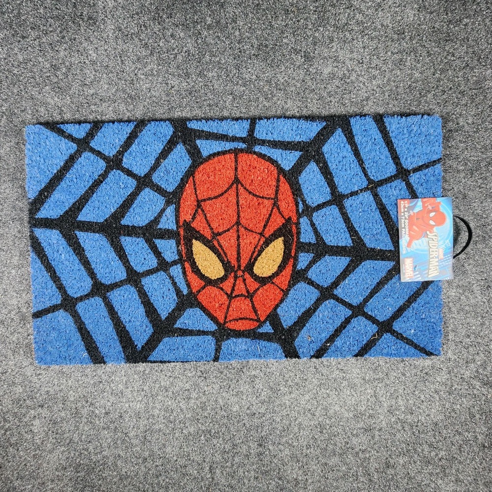 Marvel‎ Spiderman 17" x 29" Doormat Blue New